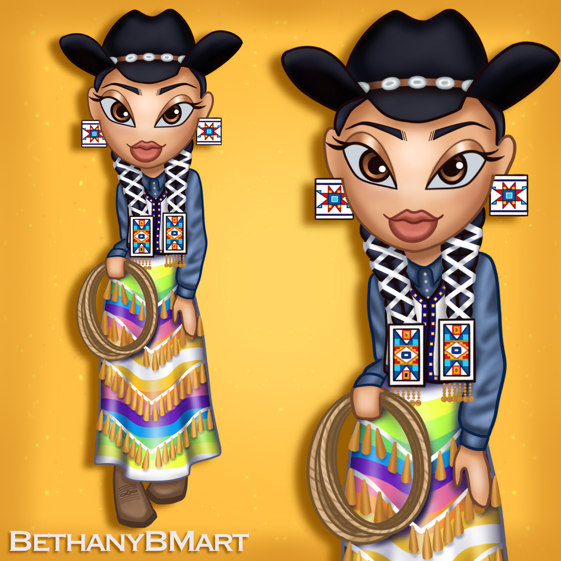 WACIPI Bratz Cowgirl Jingle Dancer