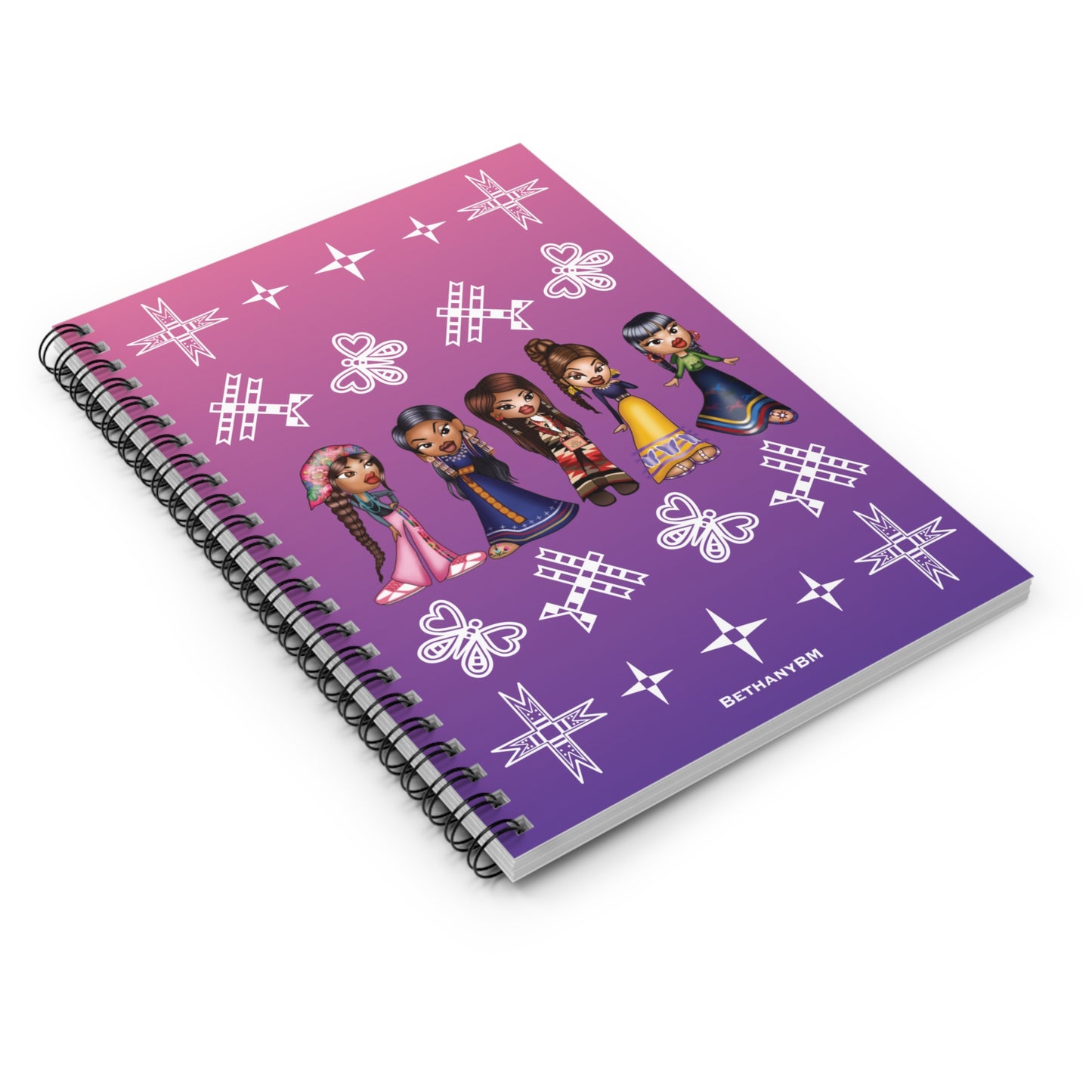 Indigenous Baddiez Spiral Notebook