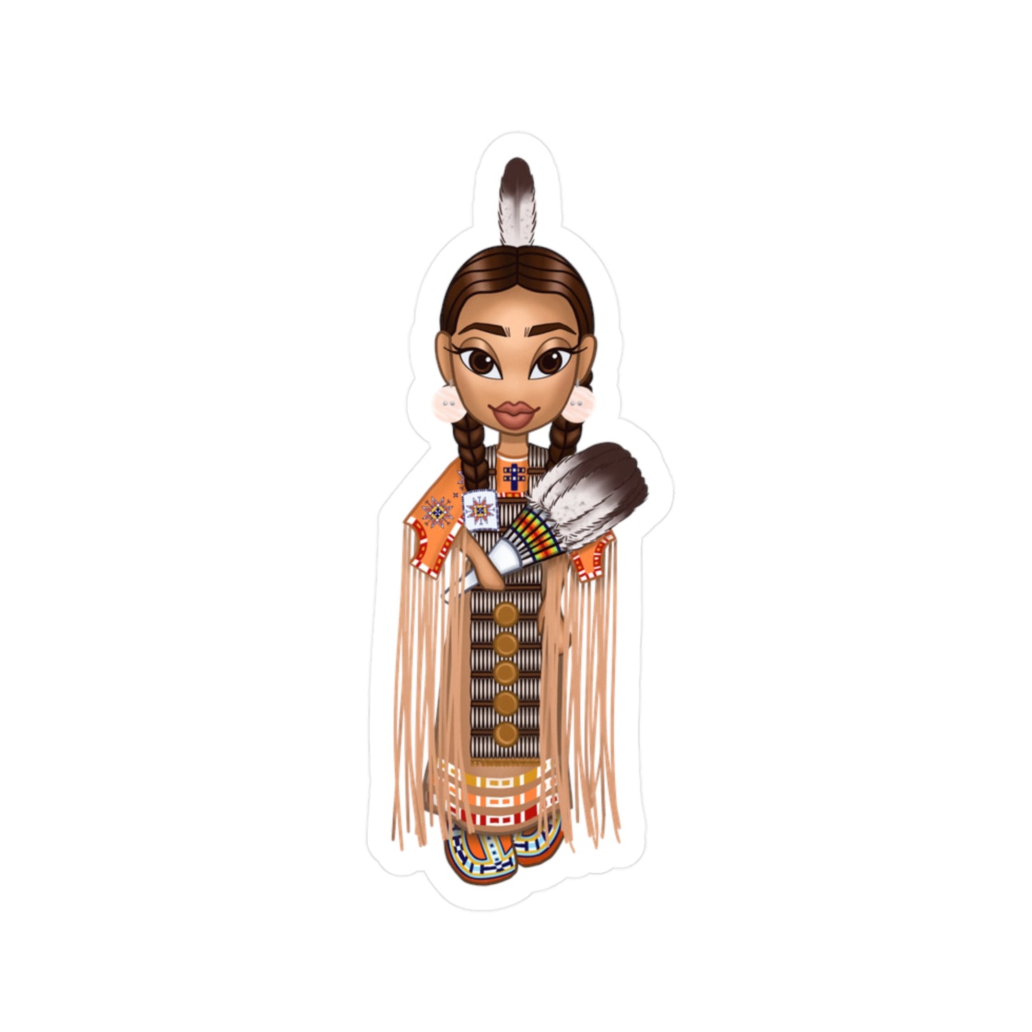 WACIPI Traditional Dancer Sticker