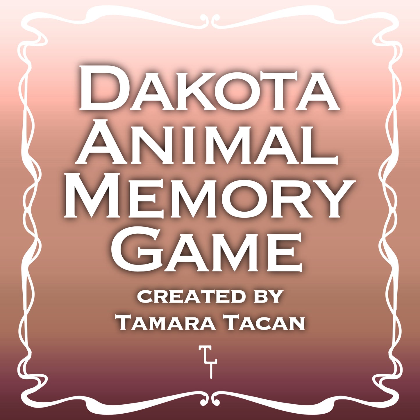 Dakota Wamanicha (animal) Memory Match Game