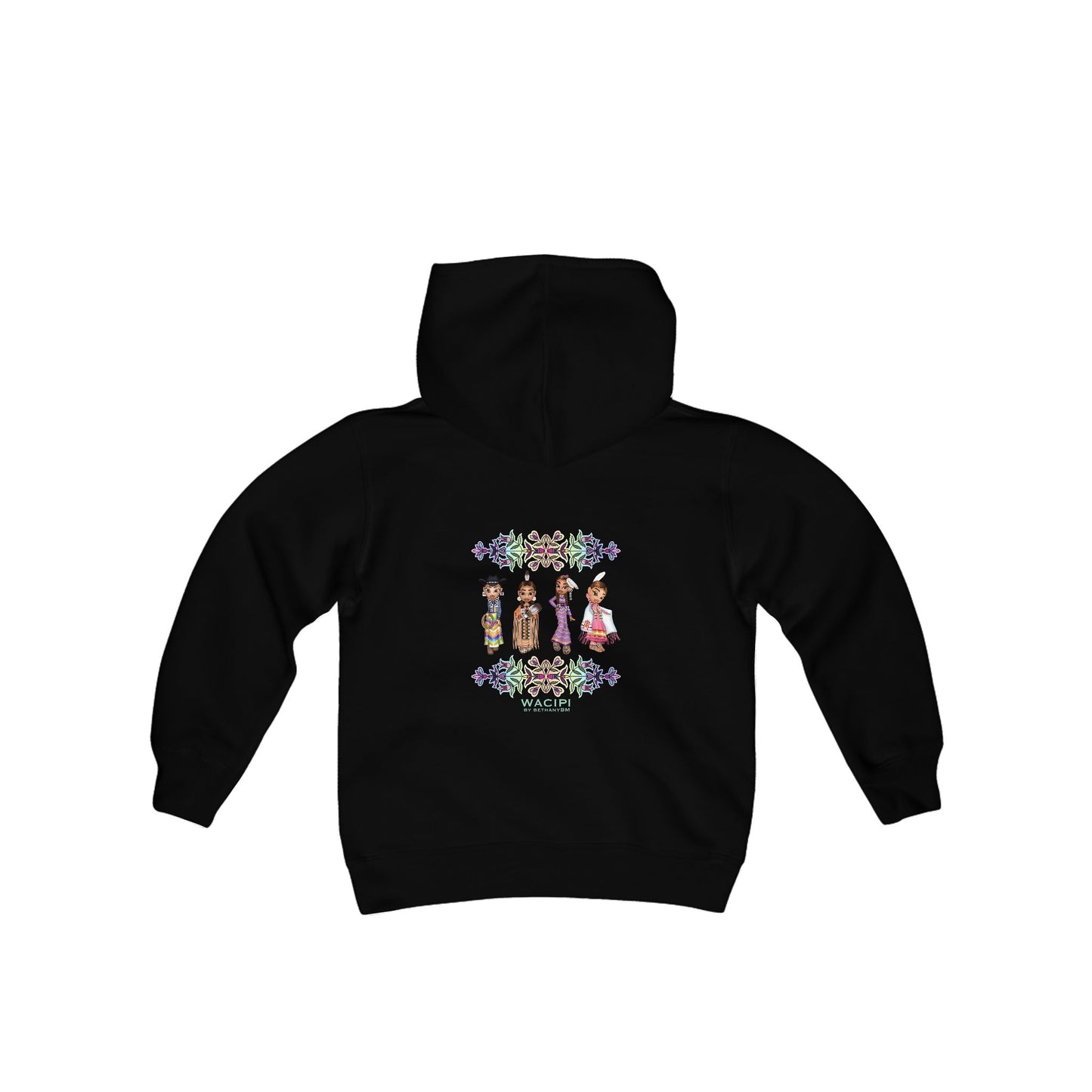 Youth Size Girl’s WACIPI Pullover Hoodie