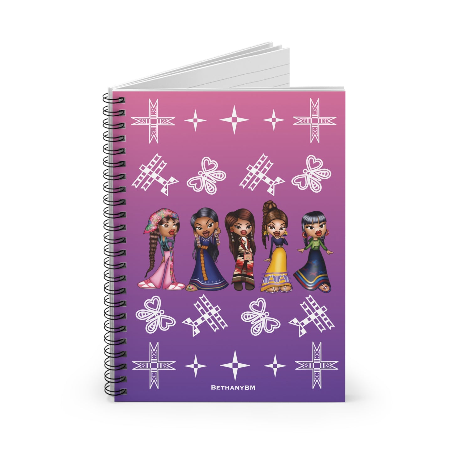 Indigenous Baddiez Spiral Notebook