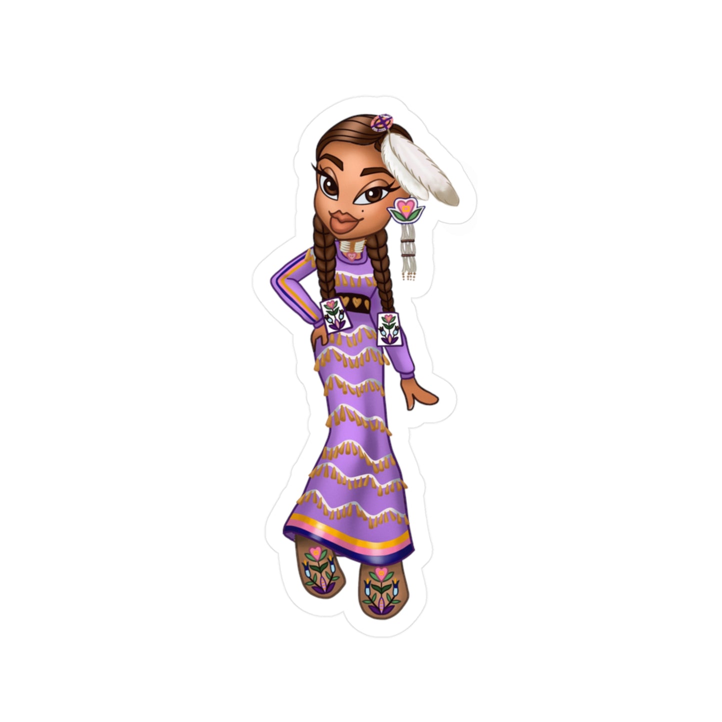 WACIPI Jingle Dress Dancer Sticker